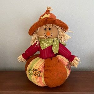 Fall fabric scarecrow